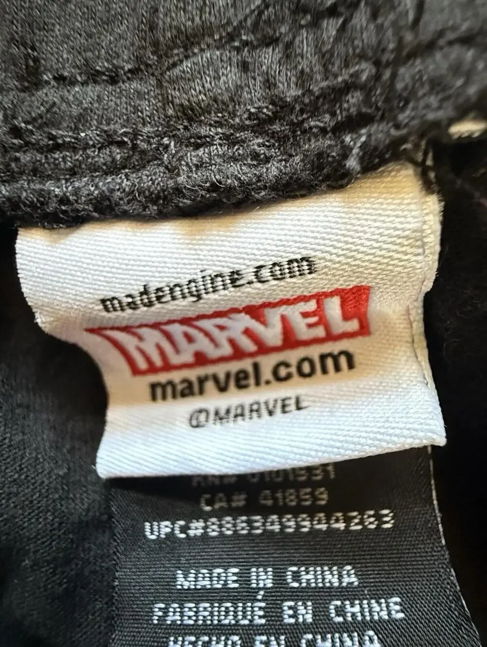 Y2K Marvel Punisher Men’s Medium Casual pants Black‎ Red Pajama Sleepwear
